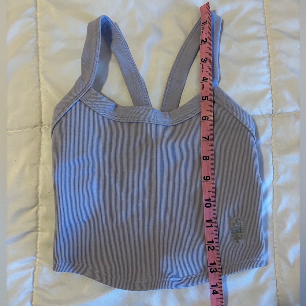 FP Movement Lavender Ribbed Crop Tank XS/S - Picture 5 of 5